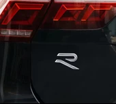 DK Tuning R Line Yeni Nesil Bagaj Gri Logo Arma Volkswagen İle Uyumlu - 3