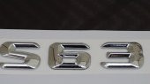 S 63 Bagaj Krom Metal 3M 3D Yazı Logo - 4