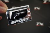 Lexus F SPORT Bagaj Body Logo Krom Metal 3M Plaka - 1