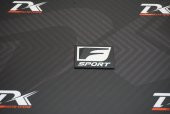 Lexus F SPORT Bagaj Body Logo Krom Metal 3M Plaka - 4