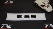 E55 Bagaj Mat Siyah 3M Yazı Logo Orjinal Ürün - 3