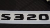 S320 Bagaj Yazı Logo Mat Siyah Renk OEM Ürün - 4