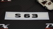 S63 Bagaj Yazı Logo Mat Siyah Renk OEM Ürün - 4