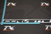 Chevrolet Corvette Bagaj Krom Metal 3M 3D Yazı Logo Arma - 7