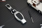 Mercedes Benz A B C S Class 2 Buton Metal Deri Fosforlu Anahtarlı - 5
