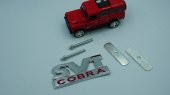 Ford Mustang Shelby SVT Cobra Vidalı Krom Metal 3D Logo Am - 3
