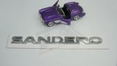 Dacia Sandero Bagaj Krom ABS 3M 3D Yazı Logo Amblem - 2