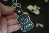 Mazda Deri Metal Stil Anahtarlık - 1