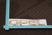 Opel Bagaj 3M 3D Krom ABS Logo Amblem - 2