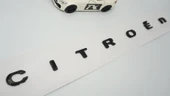DK Tuning C4-X e C4-X Siyah Bagaj Logo Arma Citroen ile Uyumlu - 4