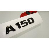 A 150 Bagaj Parlak Siyah ABS 3M 3D Yazı Logo - 1