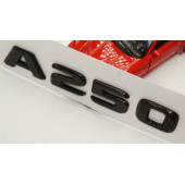 A 250 Bagaj Parlak Siyah ABS 3M 3D Yazı Logo thumbnail 4