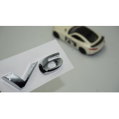 Jaguar V6 XJ XJL XF Bagaj 3M 3D Krom Logo Amblem Orjinal Ürün thumbnail 1