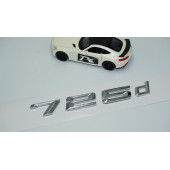 Dk Tuning 725d Bagaj Krom Metal 3m 3d Yazı Logo Bmw İle Uyumlu - 2