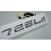 Dk Tuning 725ld Bagaj Krom Metal 3m 3d Yazı Logo Bmw İle Uyumlu thumbnail 1