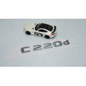 DK Tuning C 220d Bagaj Krom ABS 3M 3D Yazı Logo Benz İle Uyumlu - 2