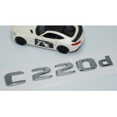 DK Tuning C 220d Bagaj Krom ABS 3M 3D Yazı Logo Benz İle Uyumlu - 3