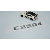 DK Tuning C 250d Bagaj Krom ABS 3M 3D Yazı Logo Benz İle Uyumlu - 2