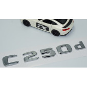 DK Tuning C 250d Bagaj Krom ABS 3M 3D Yazı Logo Benz İle Uyumlu - 3