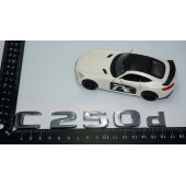 DK Tuning C 250d Bagaj Krom ABS 3M 3D Yazı Logo Benz İle Uyumlu - 4