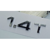 DK Tuning Audi 1.4T Bagaj Krom ABS 3M 3D Yazı Logo - 3