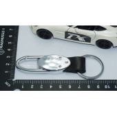 DK Tuning Audi Logo Deri Metal Anahtarlık - 3