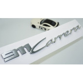 DK Tuning Porsche 911 992 Carrera 3M Gümüş Krom Bagaj Logo - 1
