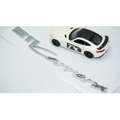 DK Tuning Porsche 911 992 Carrera 3M Gümüş Krom Bagaj Logo - 5