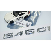 DK Tuning 645Ci Bagaj Krom Metal 3M 3D Yazı Logo Bmw İle Uyumlu thumbnail 5