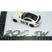 DK Tuning 206 SW Bagaj 3M 3D Yazı Logo Amblem Peugeot İle Uyumlu - 4