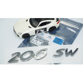 DK Tuning 206 SW Bagaj 3M 3D Yazı Logo Amblem Peugeot İle Uyumlu - 5