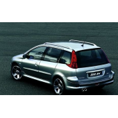 DK Tuning 206 SW Bagaj 3M 3D Yazı Logo Amblem Peugeot İle Uyumlu - 6