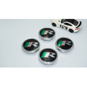 DK Tuning R Jant Göbeği Kapak Seti 60mm Jaguar İle Uyumlu - 2