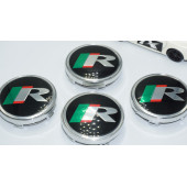 DK Tuning R Jant Göbeği Kapak Seti 60mm Jaguar İle Uyumlu - 3