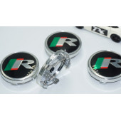 DK Tuning R Jant Göbeği Kapak Seti 60mm Jaguar İle Uyumlu - 4