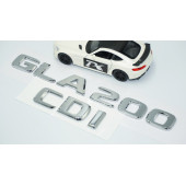 DK Tuning GLA 200 CDi Bagaj Krom ABS Yazı Logo Benz İle Uyumlu - 3