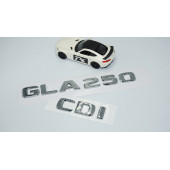 DK Tuning GLA 250 CDi Bagaj Krom ABS Yazı Logo Benz İle Uyumlu thumbnail 2