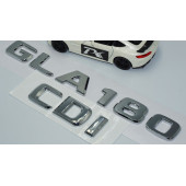 DK Tuning GLA 180 CDi Bagaj Krom ABS Yazı Logo Benz İle Uyumlu - 3