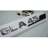 DK Tuning GLA 45S Bagaj Krom Siyah ABS Yazı Logo Benz İle Uyumlu - 1