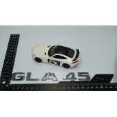 DK Tuning GLA 45S Bagaj Krom Siyah ABS Yazı Logo Benz İle Uyumlu - 4
