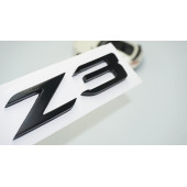 DK Tuning Z3 Bagaj Siyah ABS 3M 3D Yazı Logo Bmw İle Uyumlu - 1