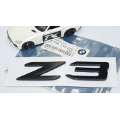 DK Tuning Z3 Bagaj Siyah ABS 3M 3D Yazı Logo Bmw İle Uyumlu - 5