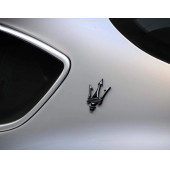 DK Tuning Maserati Yan Kanatlar Siyah 3M 3D Rozet Amblem Seti - 6