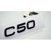 DK Tuning C50 Siyah ABS 3M 3D Bagaj Yazı Logo Volvo İle Uyumlu - 1