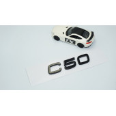 DK Tuning C50 Siyah ABS 3M 3D Bagaj Yazı Logo Volvo İle Uyumlu - 2