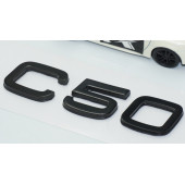 DK Tuning C50 Siyah ABS 3M 3D Bagaj Yazı Logo Volvo İle Uyumlu - 3