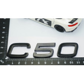 DK Tuning C50 Siyah ABS 3M 3D Bagaj Yazı Logo Volvo İle Uyumlu - 4