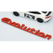 DK Tuning Mitsubishi Lancer Evolution Evo8 CT9A Kırmızı Bagaj Yazı Logo thumbnail 3