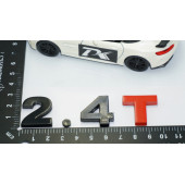 DK Tuning 2.4T Bagaj Siyah Kırmızı Yazı Logo Volkswagen İle Uyumlu thumbnail 4