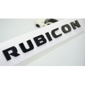 DK Tuning Wrangler Rubicon Siyah Bagaj Yazı Jeep İle Uyumlu - 1